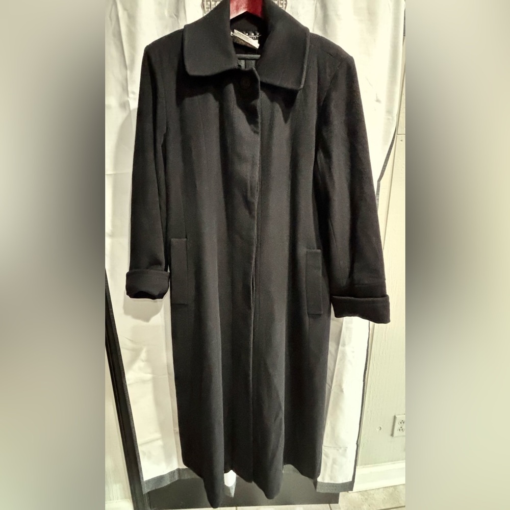 Loro Piana Italy Bisang Neiman Marcus superfine lambs wool 12P long coat